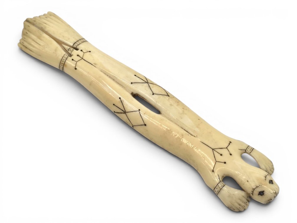 Eskimo Walrus Tusk Seal-Form Toggle or Ornament