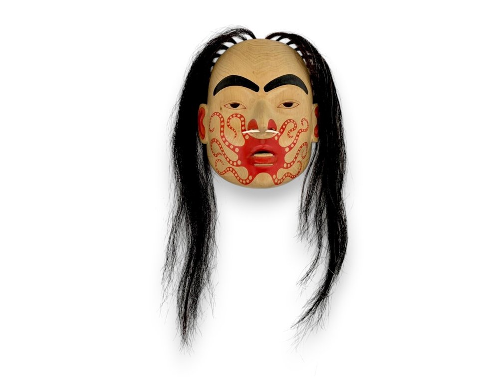 Northwest Coast Octopus Portrait Mask – Glen Rabena