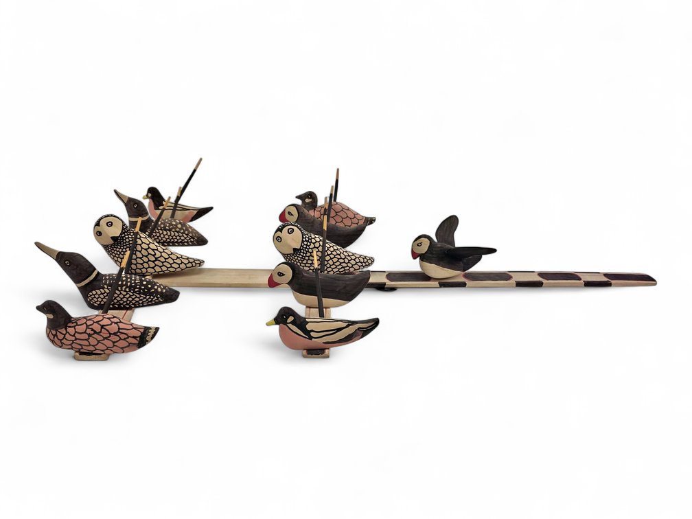 A Nunivak Island Yup'ik Avian-Themed Dance Staff by Kay Hendrickson
