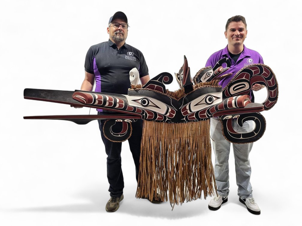 Monumental Double Crooked Beak Mask – John Livingston