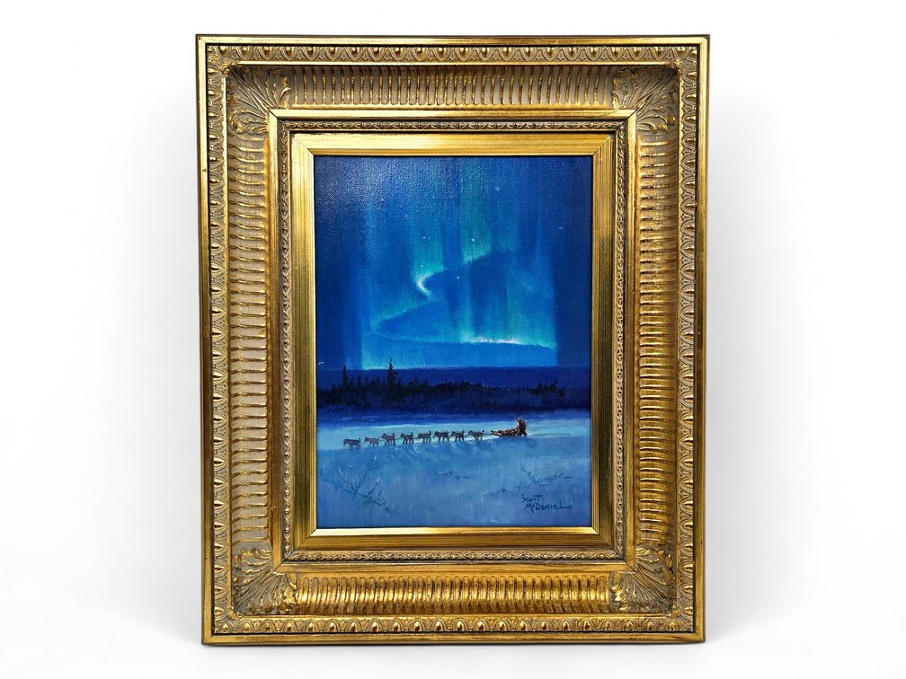 Scott McDaniel "Aurora and Eight Stars" Painting