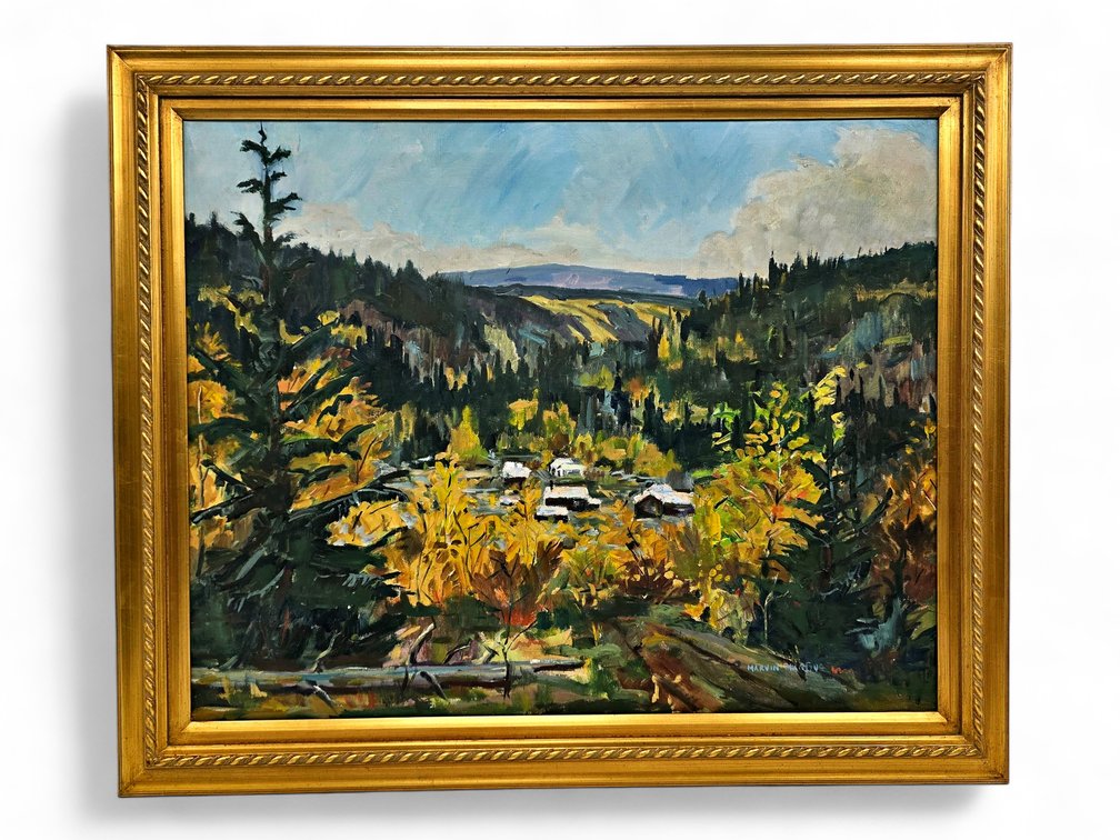Marvin Mangus "Liberty Creek, Alaska" Oil Painting