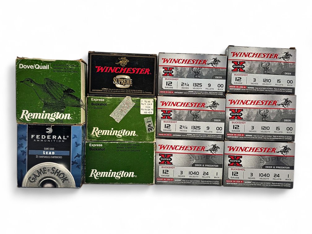 78x Shells 12 GA & 20 GA Remington, Winchester & Federal Ammunition