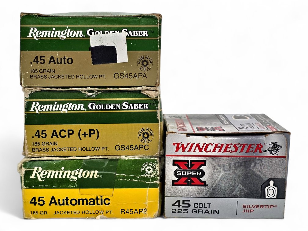 119x Rounds .45 ACP Remington & .45 Colt Winchester Ammunition