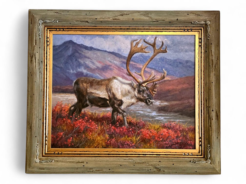 Chip Brock "McKinley River Wanderer" Painting