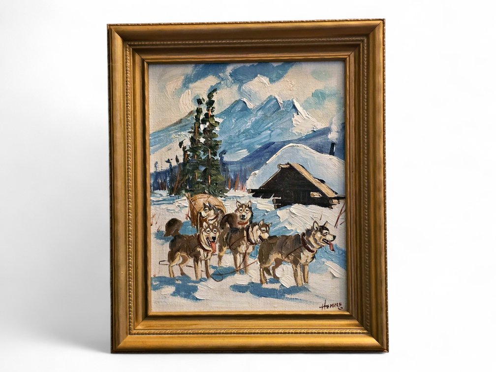 Ellen Henne Goodale Winterscape Painting