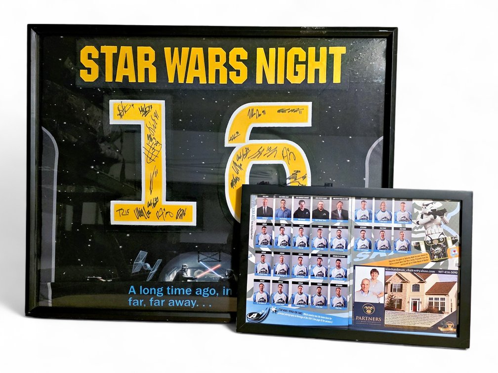 Alaska Aces Star Wars Night Memorabilia - Roster & Signed Jersey