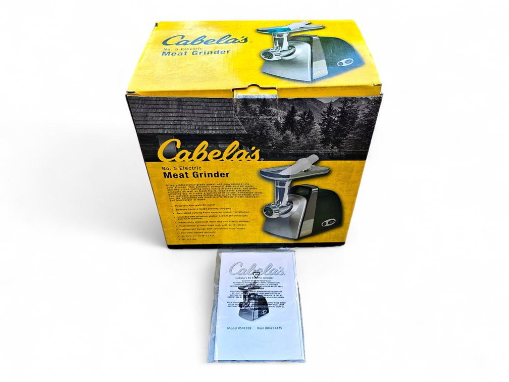 New Cabela's No. 5 Electric Meat Grinder