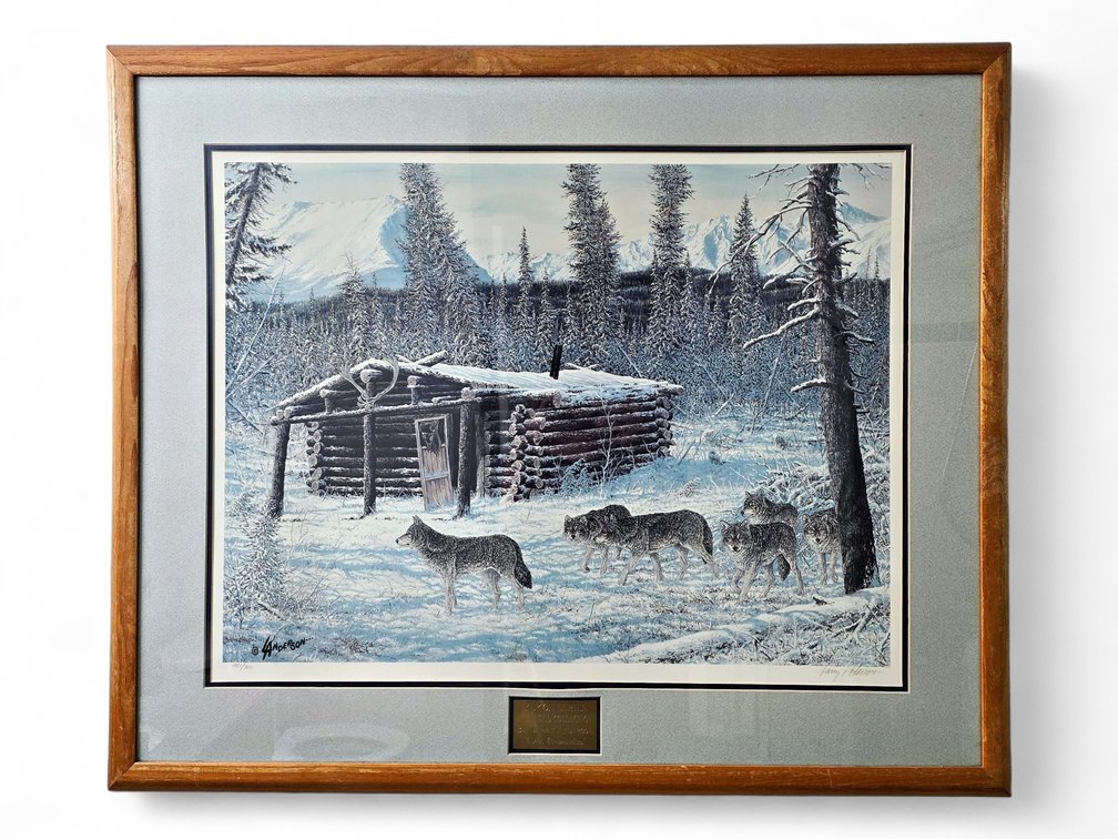 Larry Anderson Limited Edition "Yukon Timberwolves" Print