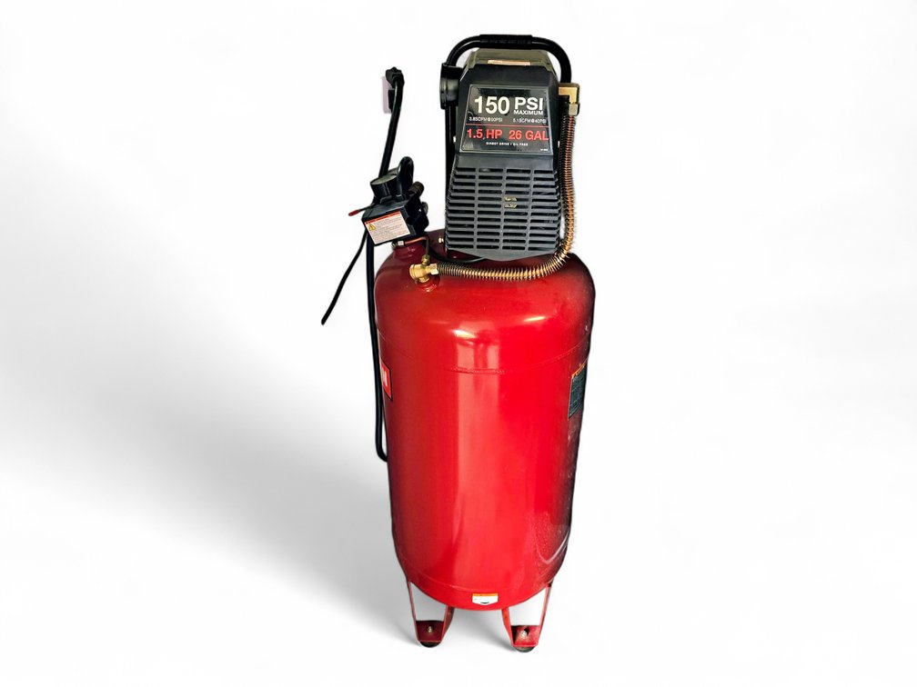 Craftsman 26-Gallon Vertical Air Compressor w/ Retractable Hose
