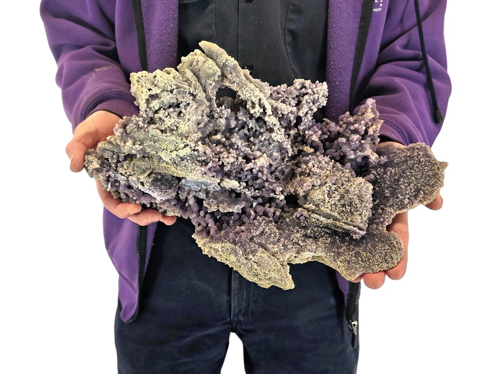 Large West Java Grape Agate Crystal Cluster – 8.8 lbs