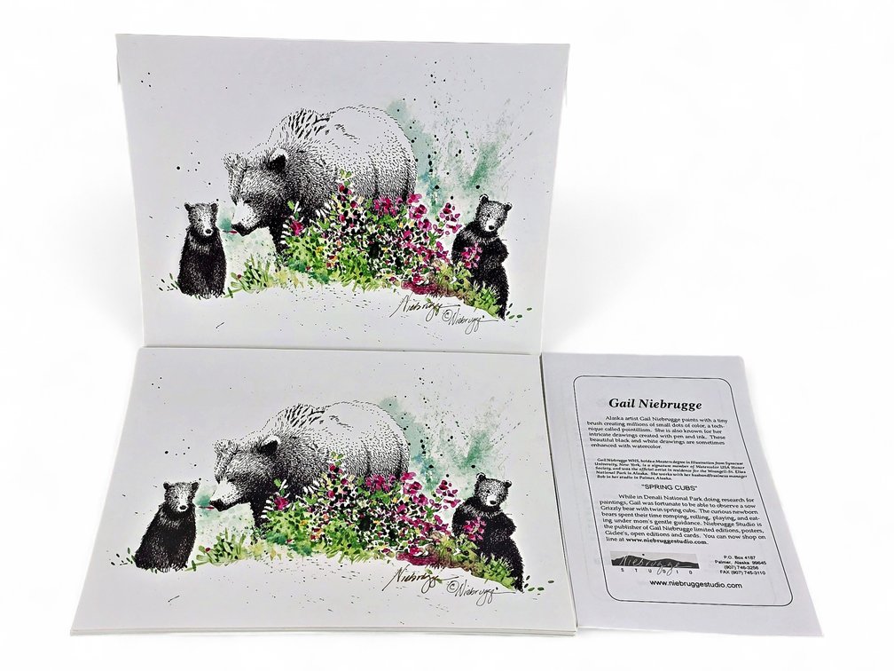 23x Gail Niebrugge "Spring Cubs" Prints
