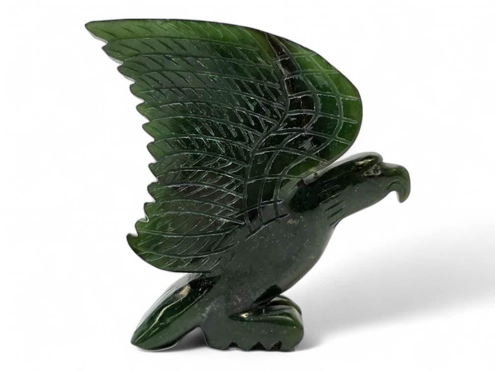 Jade Eagle Sculpture