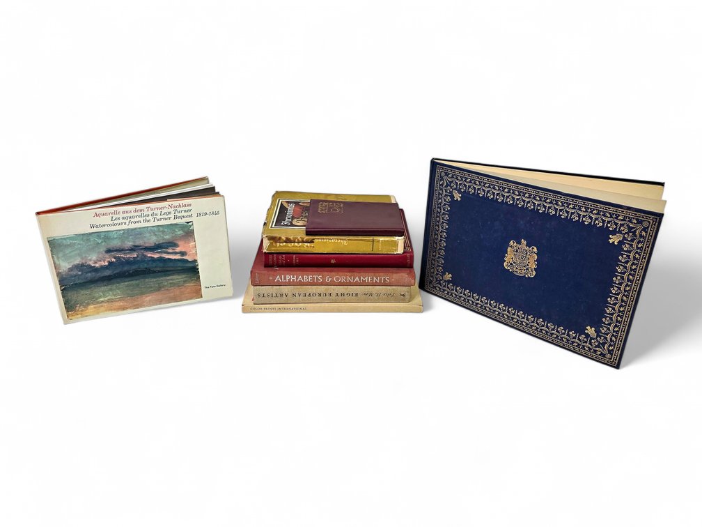 Stamp Collection Booklet & Art Reference Books