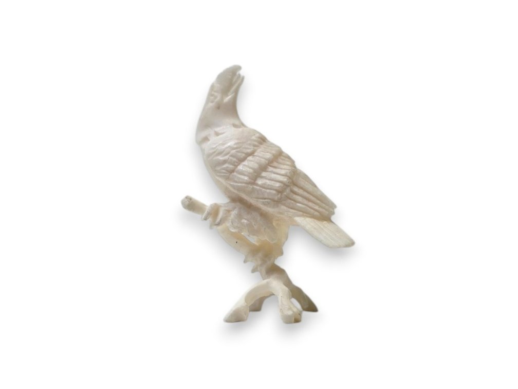 Walrus Ivory Eagle Figurine