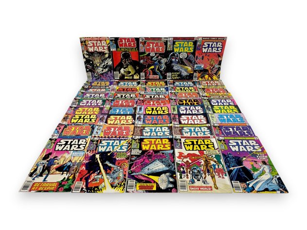 45x Marvel Star Wars Comic Books