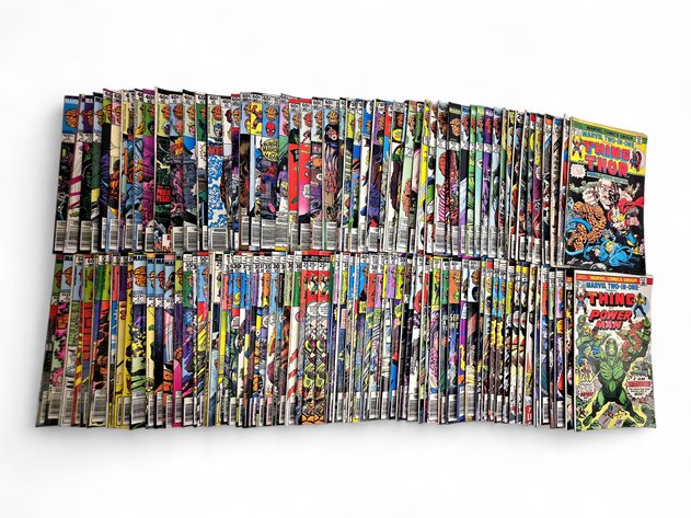 128x Marvel The Thing, Marvel Two-in-One & More Comic Books