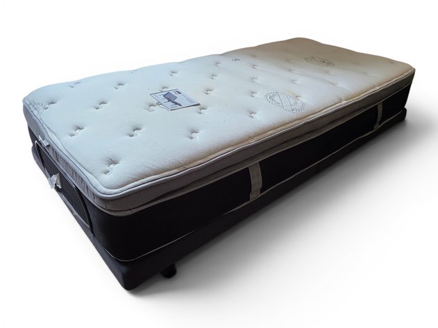 Twin-Size Mattress & Adjustable Bailey's Furniture Base w/ Remote