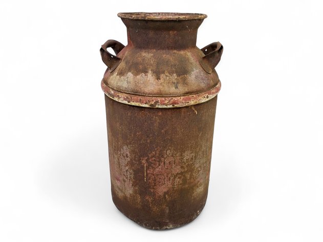 Brookside Dairy Metal Milk Churn