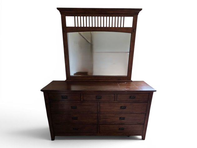 9-Drawer Dresser w/ Mirror