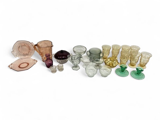 Glass Dishes - Anchor Hocking, Fostoria, Tiffin-Franciscan & Others