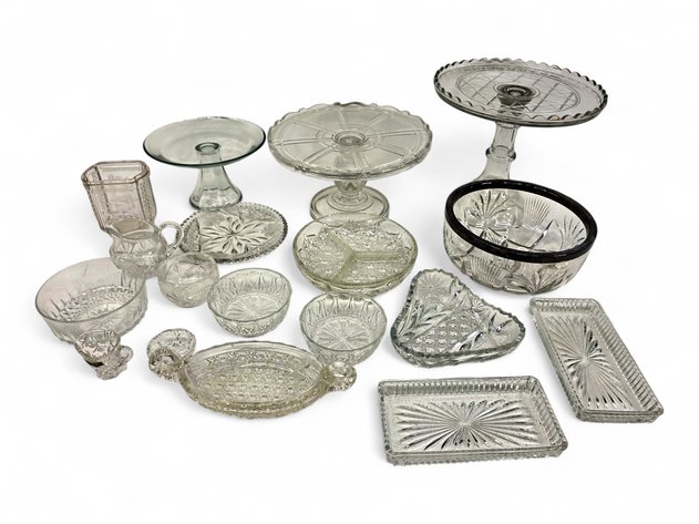 Crystal & Glass Dishes - EAPG, Arcoroc & Others