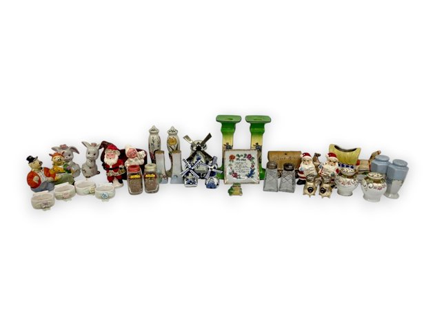 Ceramic Salt & Pepper Shakers, Napkin Rings, Horse Displays & More