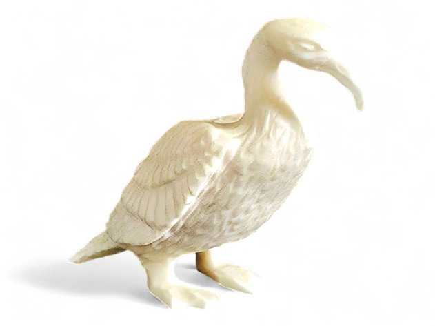 Walrus Ivory Cormorant Figurine