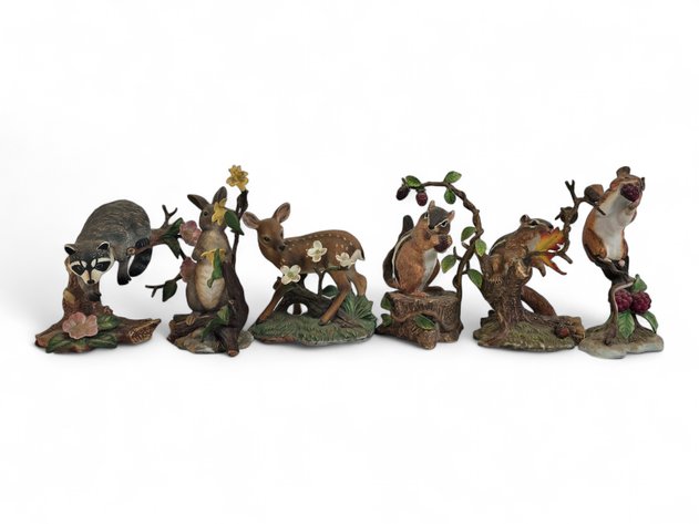 Lenox Animal Figurines - Racoon, Rabbit, Mouse & More