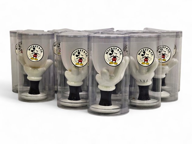12x Selandia Mickey & Co. Mickey Mouse Glove Goblets
