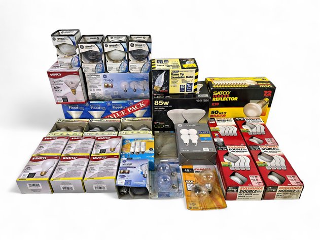 GE, Satco, Feit, Sylvania & More Light Bulbs