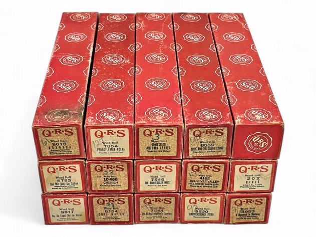 15x QRS Player Piano Music Rolls