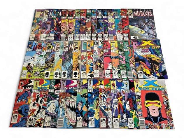 39x Marvel The New Mutants & X-Factor Comic Books
