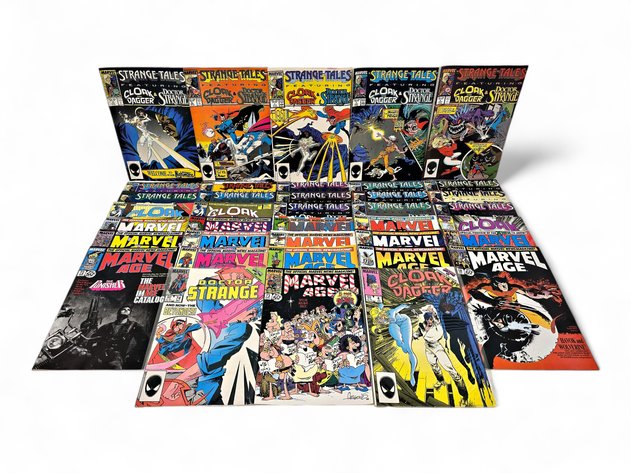 36x Marvel Strange Tales, Marvel Age, Cloak and Dagger & Doctor Strange Comic Books