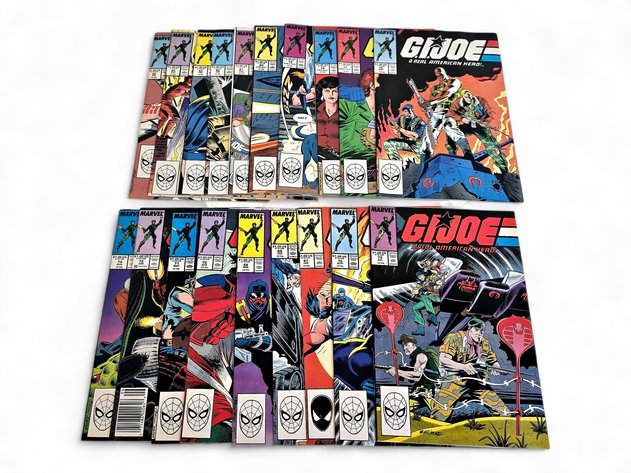 19x Marvel G.I. Joe: A Real American Hero Comic Books