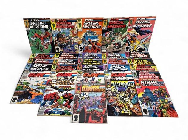 29x Marvel G.I. Joe: Order of Battle, Special Missions & Transformers Comic Books