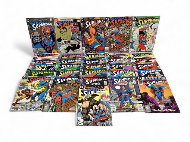 31x DC Superman & Superman Annual Comic Books