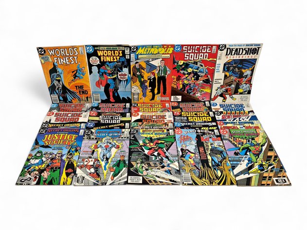 25x DC World's Finest, Suicide Squad, Justice Society & More Comic Books