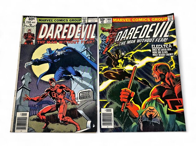 Marvel Daredevil #158 & #168 Comic Books