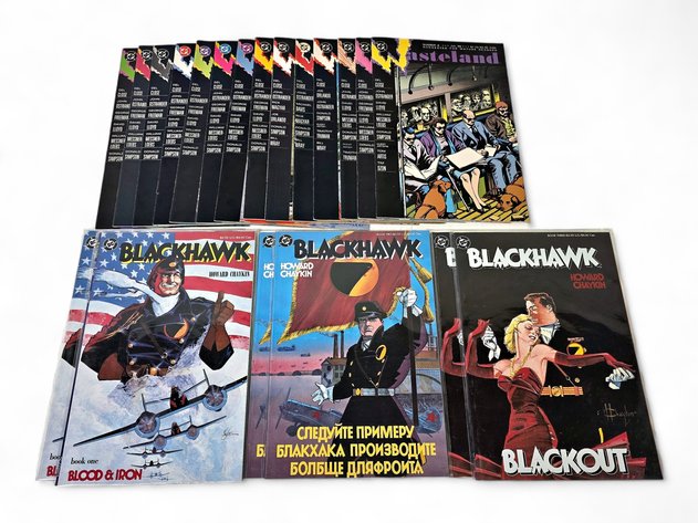 20x DC Wasteland & Blackhawk Comic Books