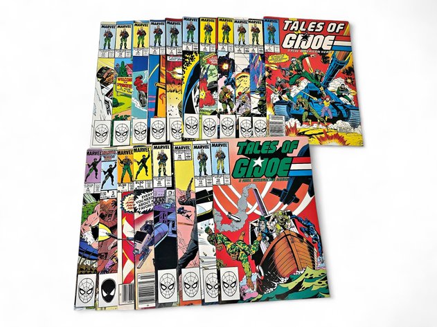 19x Marvel G.I. Joe Yearbook & Tales of G.I. Joe: A Real American Hero Comic Books