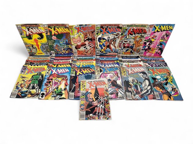 55x Marvel The Uncanny X-Men Comic Books