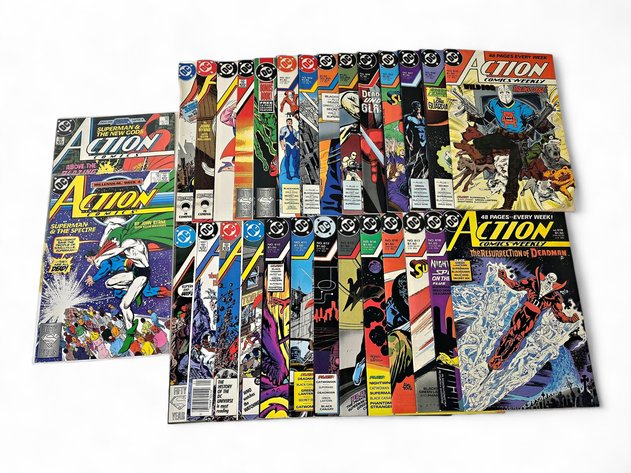 29x DC Action Comics Weekly Comic Books