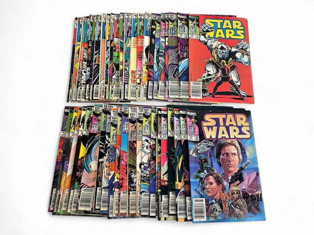 45x Marvel Star Wars Comic Books