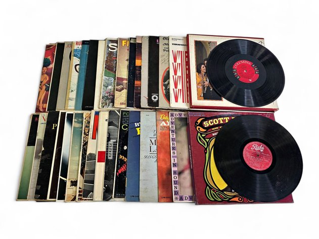 30x Vinyl Records - Easy Listening, Instrumental, Educational & More