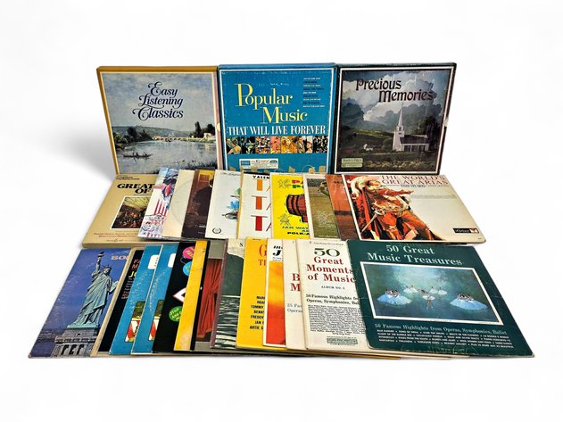 25x Vinyl Records - Classical, Broadway & More