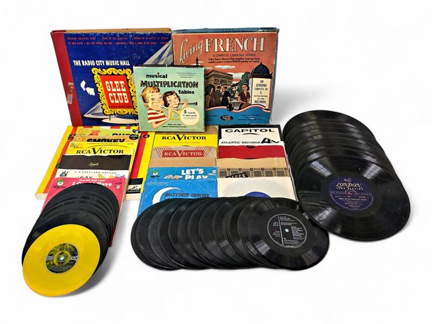 30x Family, Entertainment & Other 45 RPM & Vinyl Record Sets