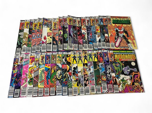 39x Marvel Micronauts Comic Books