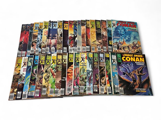 38x Marvel The Savage Sword of Conan Comic Books