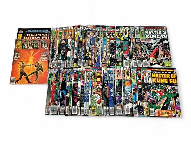 59x Marvel The Hands of Shang-Chi: Master of Kung Fu, The Deadly Hands of Kung Fu, Shogun Warriors & More Comic Books